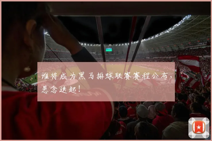 谁将成为黑马排球联赛赛程公布，悬念迭起！